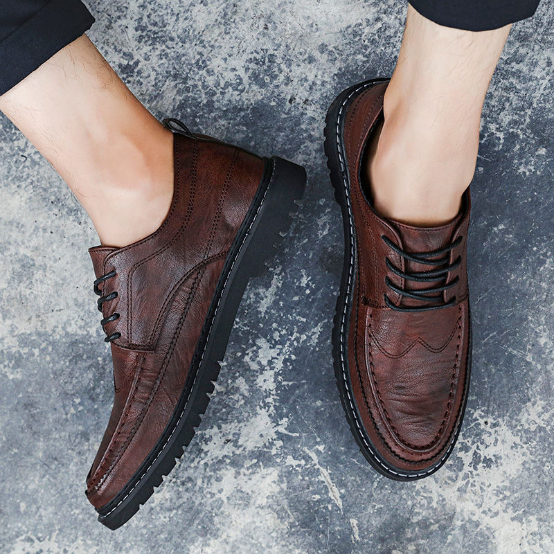 Dark Night Leather Shoes